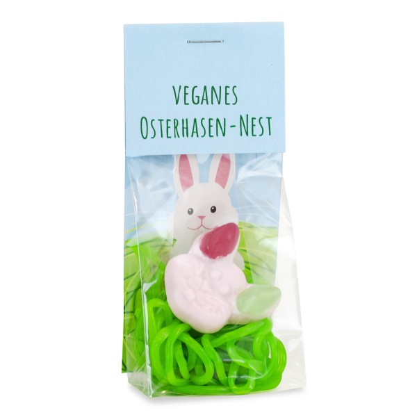 Vegan - Naschbeutel Osterhasen-Nest