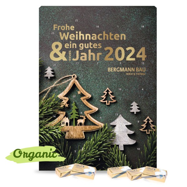 Wand-Adventskalender Lindt Select Edition, Organic