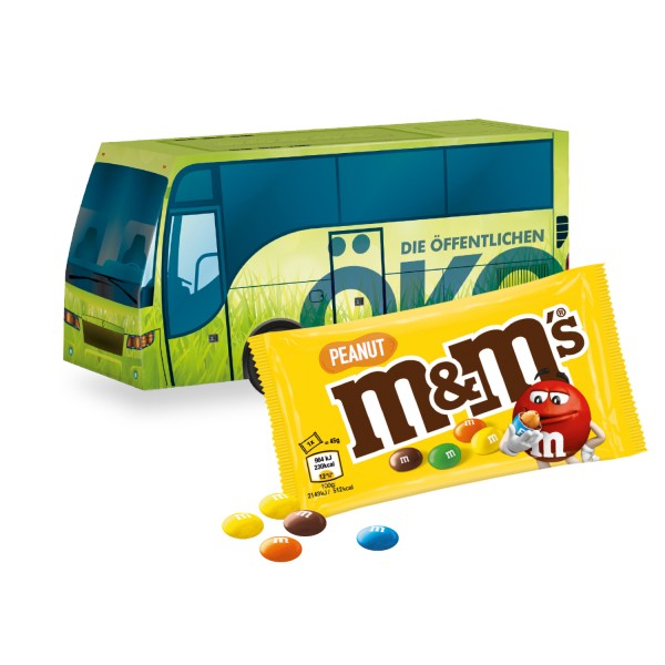 3D Präsent Bus mit M&M´s