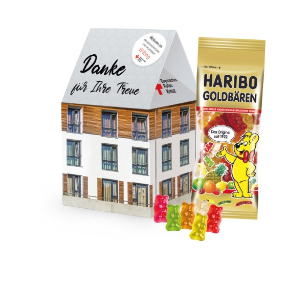 3D Präsent Haus mit HARIBO