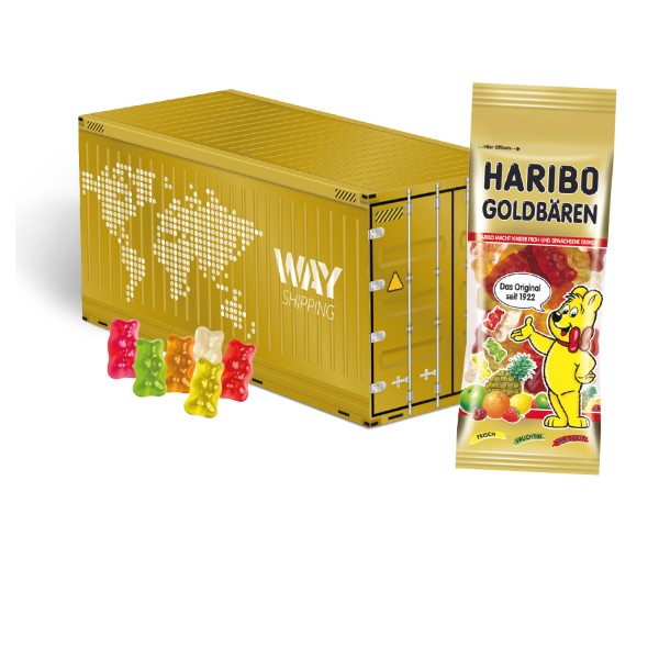 3D Präsent Container mit Haribo